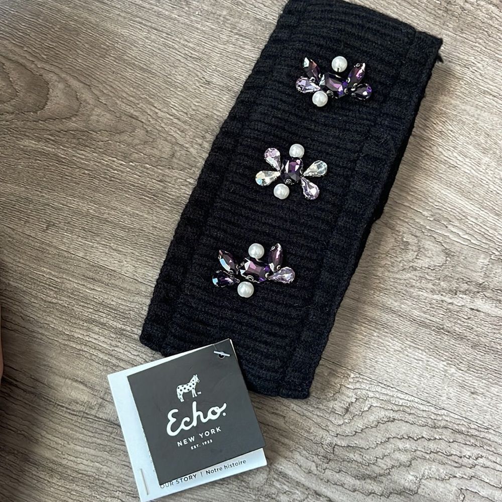 Echo Black Headband NEW